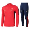 Ajax Quarter Zip Trenings Collegegenser 22-23 Rød - Barn